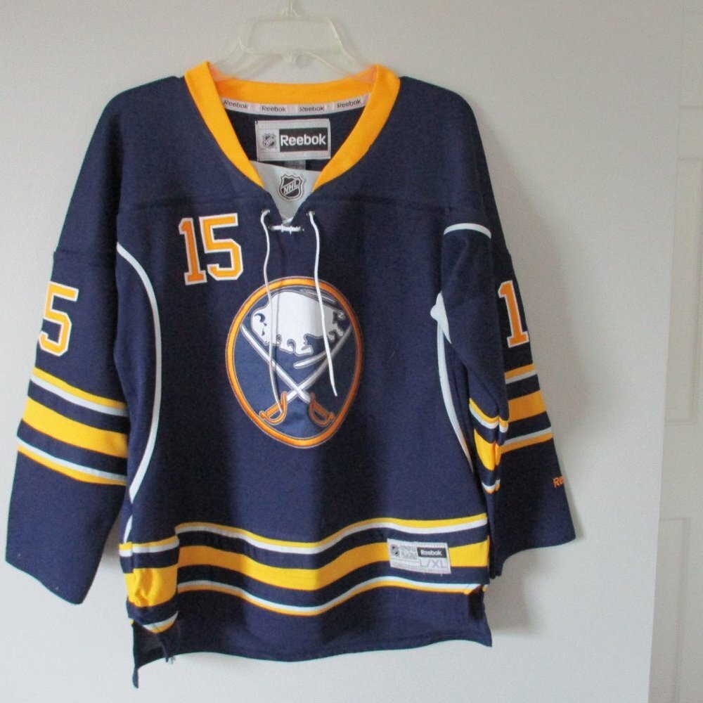 Buffalo Sabres Jack Eichel Jersey Youth Large/X-Large #15 Hockey  Reebok